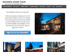 Tablet Screenshot of denver.modernhometours.com