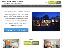 Tablet Screenshot of chicago.modernhometours.com
